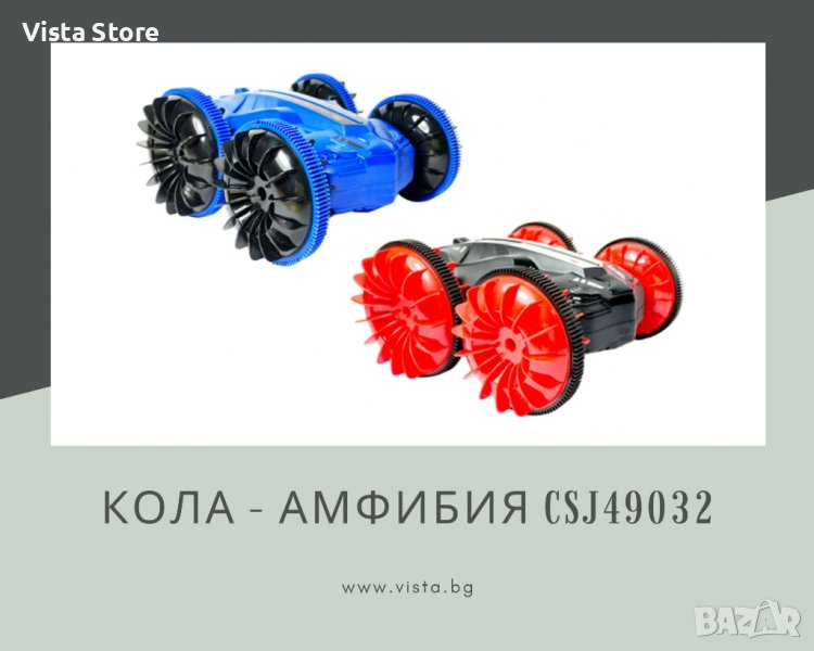 Радиоуправляема кола-амфибия CSJ49032, снимка 1