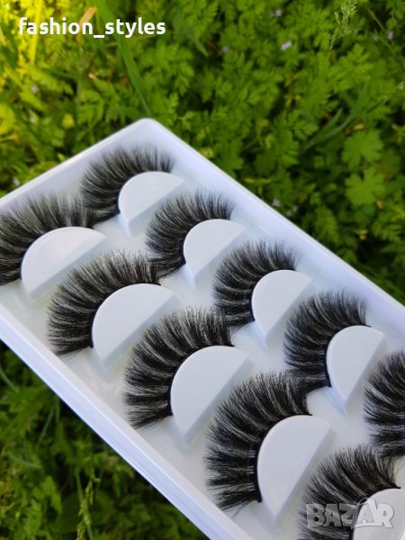 6D Мигли естествен косъм, снимка 1