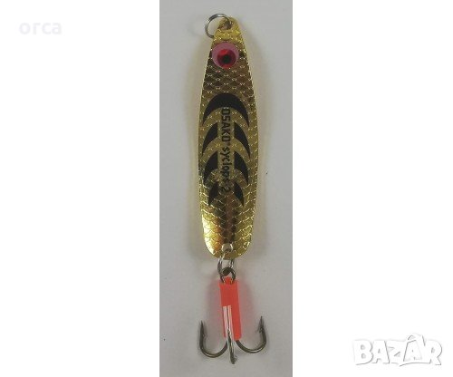 Блесна за риболов на щука, сом и бяла риба – Syclop Pike Yellow 29, снимка 1