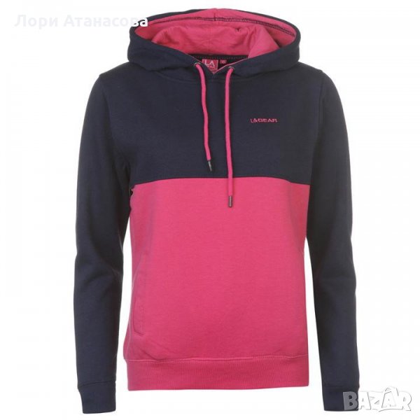 Дамско поларено горнище LA Gear Full Zip Fleece с висока яка и  дълги ръкави. Моделът има закопчаван, снимка 1