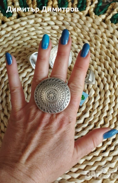 Дамски оригинален масивен пръстен. Идея за подарък. Бижута Луди гъби., снимка 1