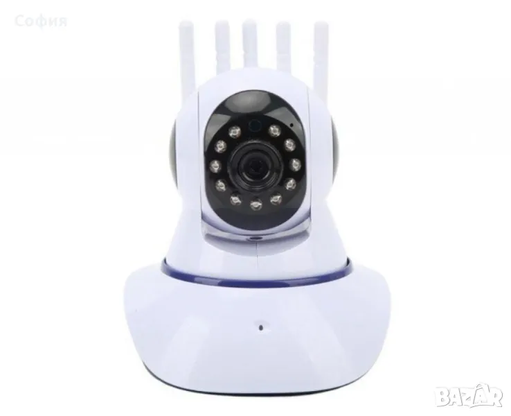 Домашна Wi-Fi камера за видеонаблюдение с 5 антени – 2MP HD 1080P, снимка 1