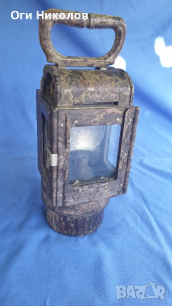Немска карбидна лампа от Втората световна война , снимка 1