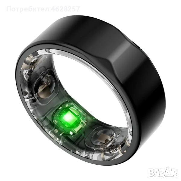 Смарт пръстен Xmart – 2301B, Размер 12, 21.5 мм, Черен, снимка 1