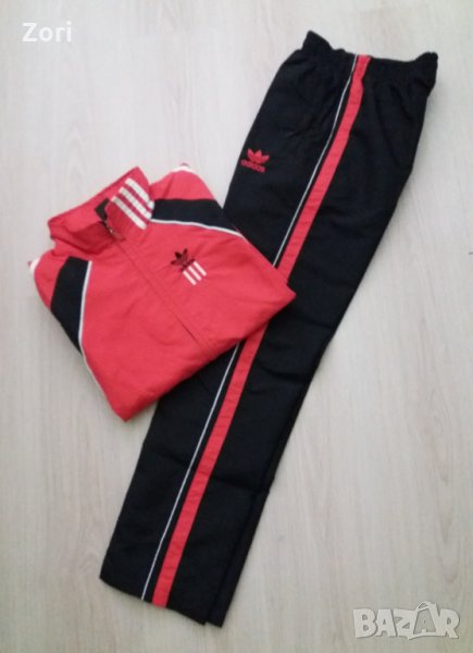 НОВ летен екип в черно и оранжево за възраст 11-12 год., снимка 1