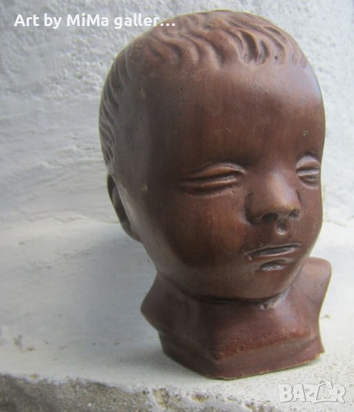 Новородено бебе, бюст, фигура, пластика, скулптура, автор, снимка 1