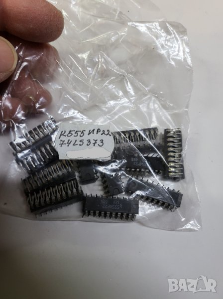 Руска Интегрална схема K555ИР22,  интегрална схема  74LS373   СССР, снимка 1