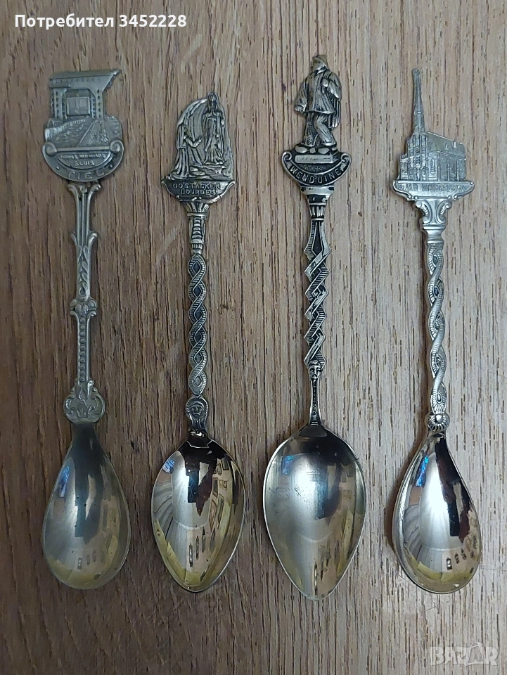 лъжички за колекционери 4 броя , снимка 1