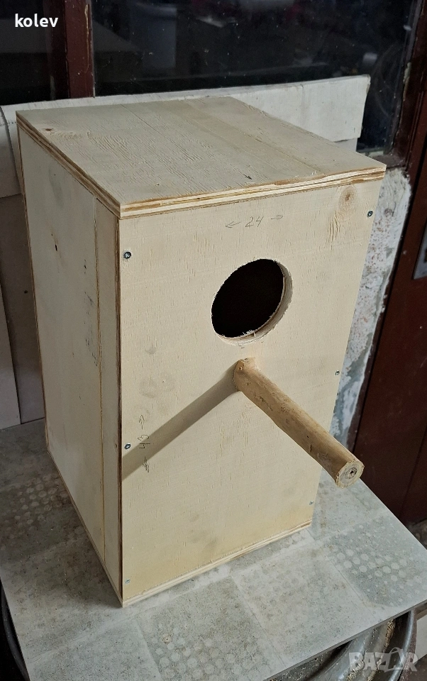 Къщичка/кутия за птици/папагали, снимка 1