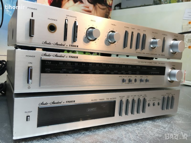 Fisher CA-M300 Stereo Pre -Main Amplifier with FM-M300 TR-M300, снимка 1