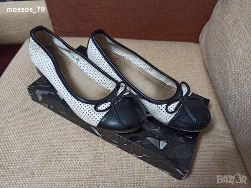 Дамски обувки "балерини" с ток, снимка 1