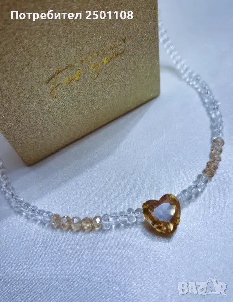 Колие със сърце, снимка 1