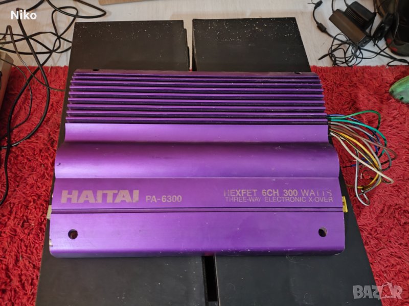 HAITAI 6 канален усилвател за кола, снимка 1