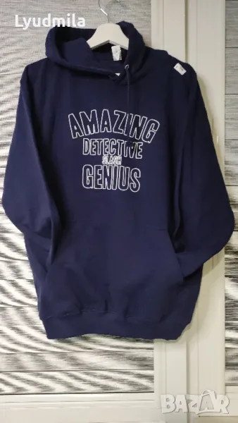 унисекс суичър #тъмносин , снимка 1