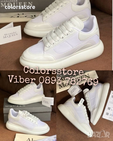 Мъжки бели кецове Alexander McQueen/BR85x, снимка 1