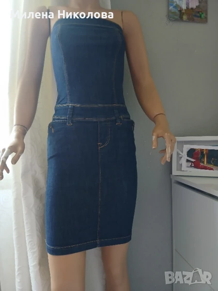 Лятна рокля Деним PJ, снимка 1