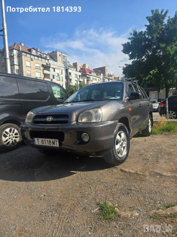 Джип, Хюндай санта фе, 4х4, ГАЗ, снимка 1