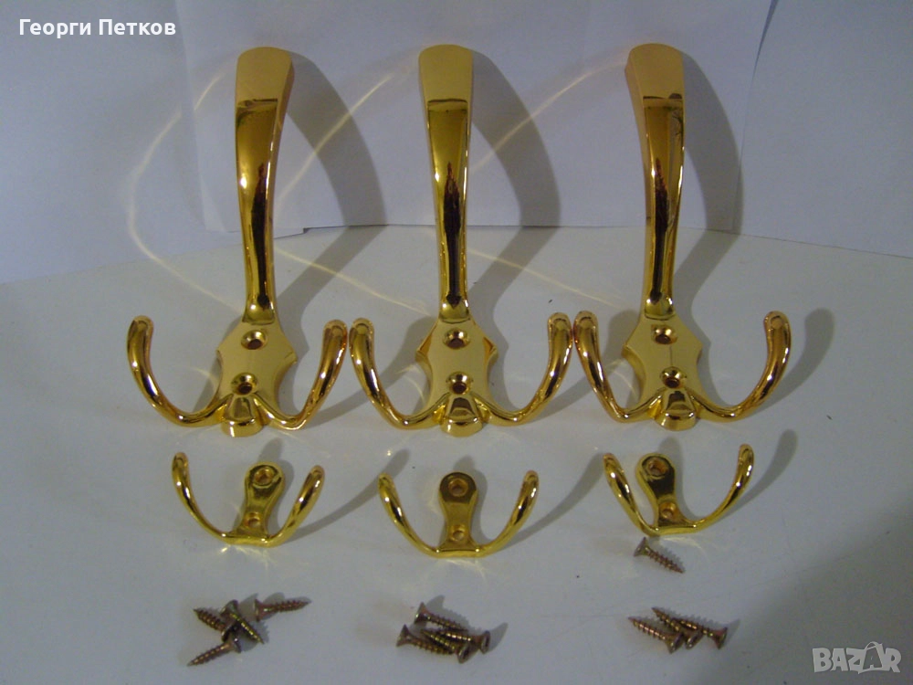 Закачалки,злато/хром., снимка 1