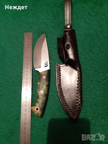 Нож за дране от s390 стомана закалена на 67 hrc. , снимка 1