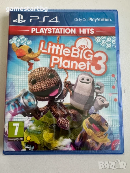  Littlebigplanet 3 за PS4 - Нова запечатана, снимка 1