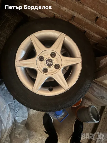 Джанти BORBET с гуми 4х98 Фиат Пунто, снимка 1