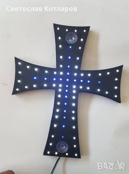 кръст диоден светещ 24 волта , снимка 1