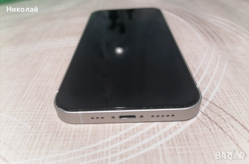 iPhone 12, 64 GB, White с гаранция, снимка 1