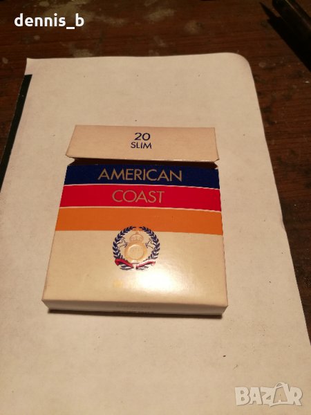 American Coast кутия от цигари, снимка 1