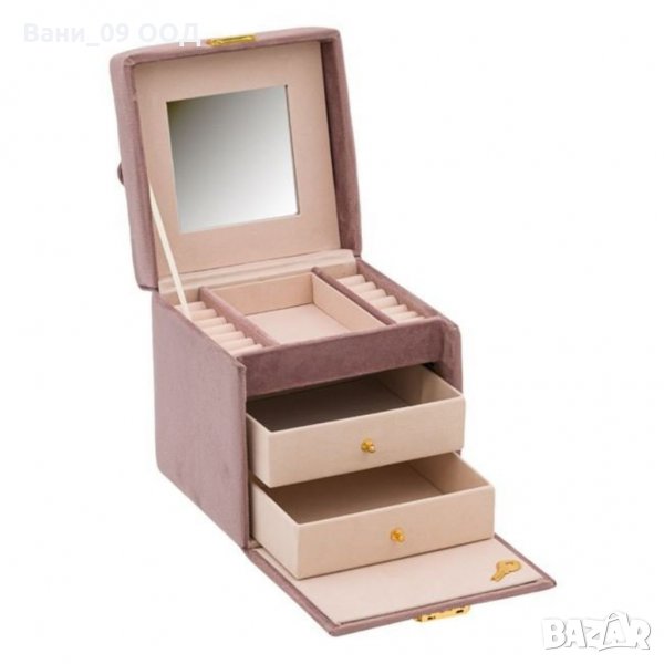 Луксозна кадифена кутия за бижута, снимка 1