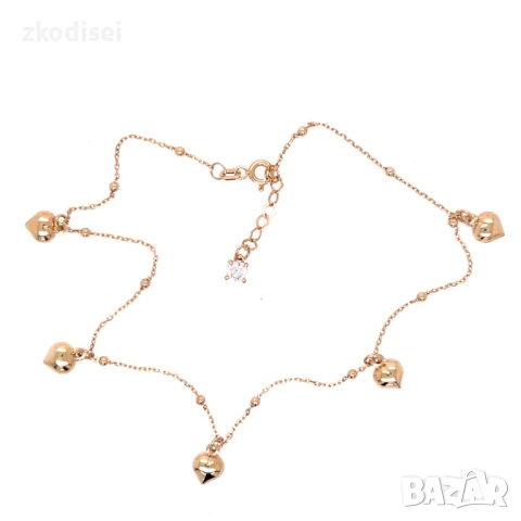 Златна дамска гривна за крак 2,60гр. 28,0см. 14кр. проба:585 модел:32100-4