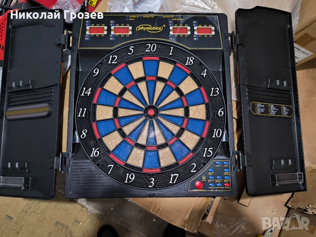 Physionics® Електронна мишена за дартс - с дигитално LED отчитане на точките НОВА, снимка 8 - Други спортове - 52213833