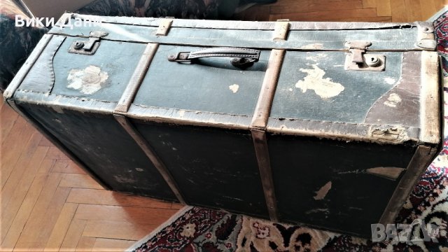 стар голям куфар ракла 80 см, снимка 3 - Антикварни и старинни предмети - 38280461