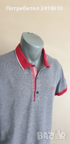 Hugo Boss Pique Pima Cotton Slim Fit Mens Size L - XL ОРИГИНАЛНА Тениска, снимка 9 - Тениски - 50822492