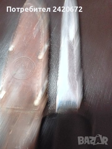 Стар  нож  с кания, снимка 6 - Ножове - 43473476