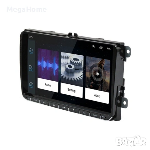 Мултимедия Навигация 9 инча Android 15 за Volkswagen 4GB RAM, 64GB ROM, снимка 3 - Аксесоари и консумативи - 53105333