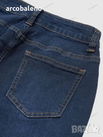 Нов дамски еластичен прилепнал дънков панталон с изпъкнала висока талия, 2цвята, снимка 6 - Дънки - 44053058