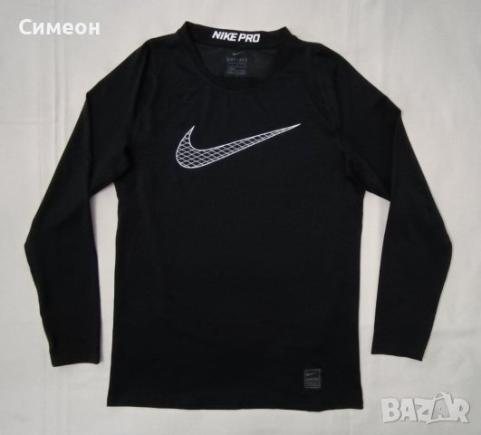 Nike PRO DRI-FIT оригинална блуза ръст 147-158см Найк спорт фланелка, снимка 1 - Детски Блузи и туники - 44001377