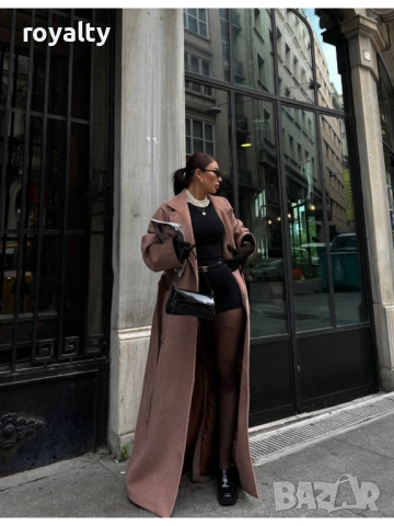 Дамско Луксозно Палто , снимка 4 - Палта, манта - 52221476