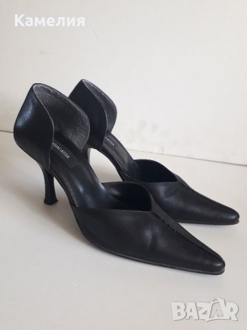 Черни обувки на ток, 37 номер , снимка 3 - Дамски елегантни обувки - 37991470