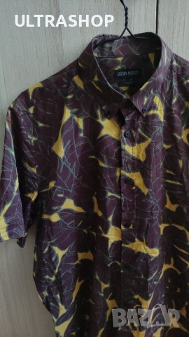 Antony Morato M size Мъжка риза с къс ръкав, снимка 3 - Ризи - 39661608