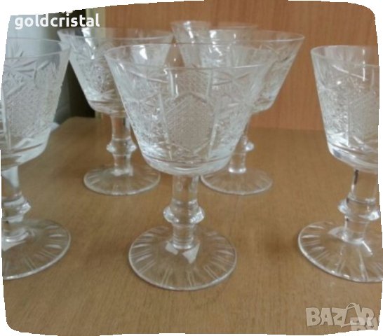 Кристални чаши Ропотамо , снимка 11 - Антикварни и старинни предмети - 36720092