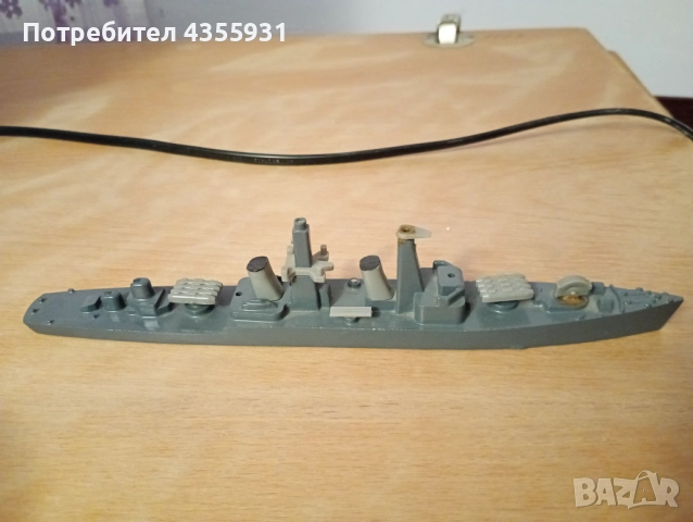 СССР стара руска играчка метално корабче 