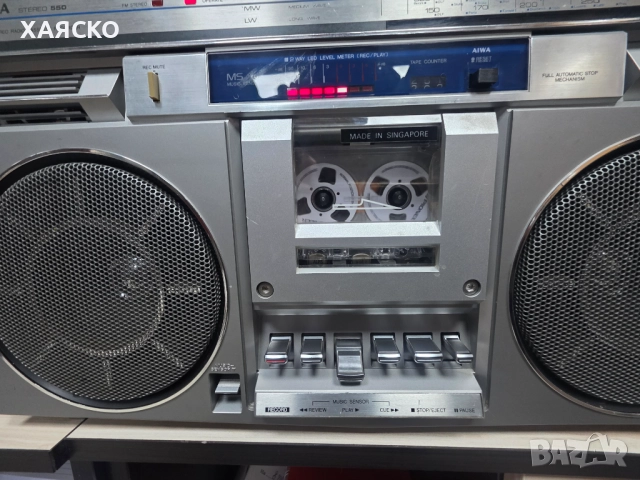 AIWA CS-550, снимка 3 - Радиокасетофони, транзистори - 52738517