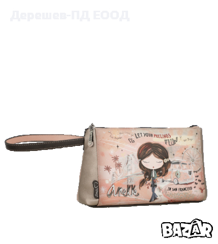 Несесер Anekke Piece&Love Pink 38827-367, снимка 2 - Портфейли, портмонета - 44857252