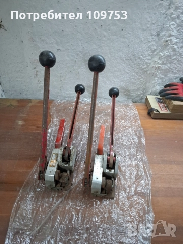 2 бр. ръчни чембер машини PTK за метални ленти, снимка 2 - Други стоки за дома - 52016433