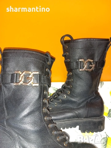 Guess Oriss N 37 Кубинки кожени, снимка 5 - Дамски боти - 53330742