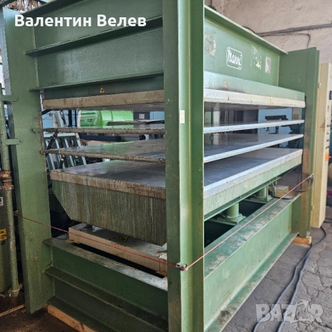 Топла преса за врати и фурнир с размери 2500мм. х 1300мм.-ITALY, снимка 6 - Други машини и части - 51514017