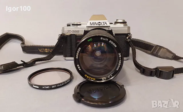MINOLTA Х-300 - филмов фотоапарат, снимка 1