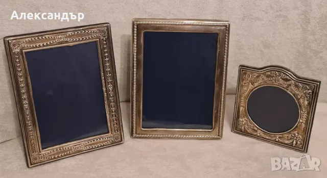 Рамки за снимки от 6 бр английско сребро проба 925, снимка 2 - Антикварни и старинни предмети - 47806079