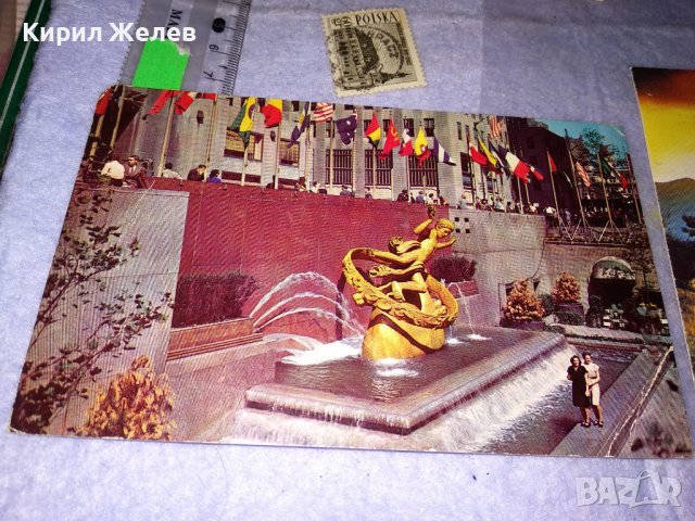 ЛОТ 4 СТАРИ КОЛЕКЦИОНЕРСКИ ПОЩЕНСКИ КАРТИЧКИ НОВА ГОДИНА и ДРУГИ с ПОЩЕНСКИ МАРКИ 36011, снимка 5 - Филателия - 39425251